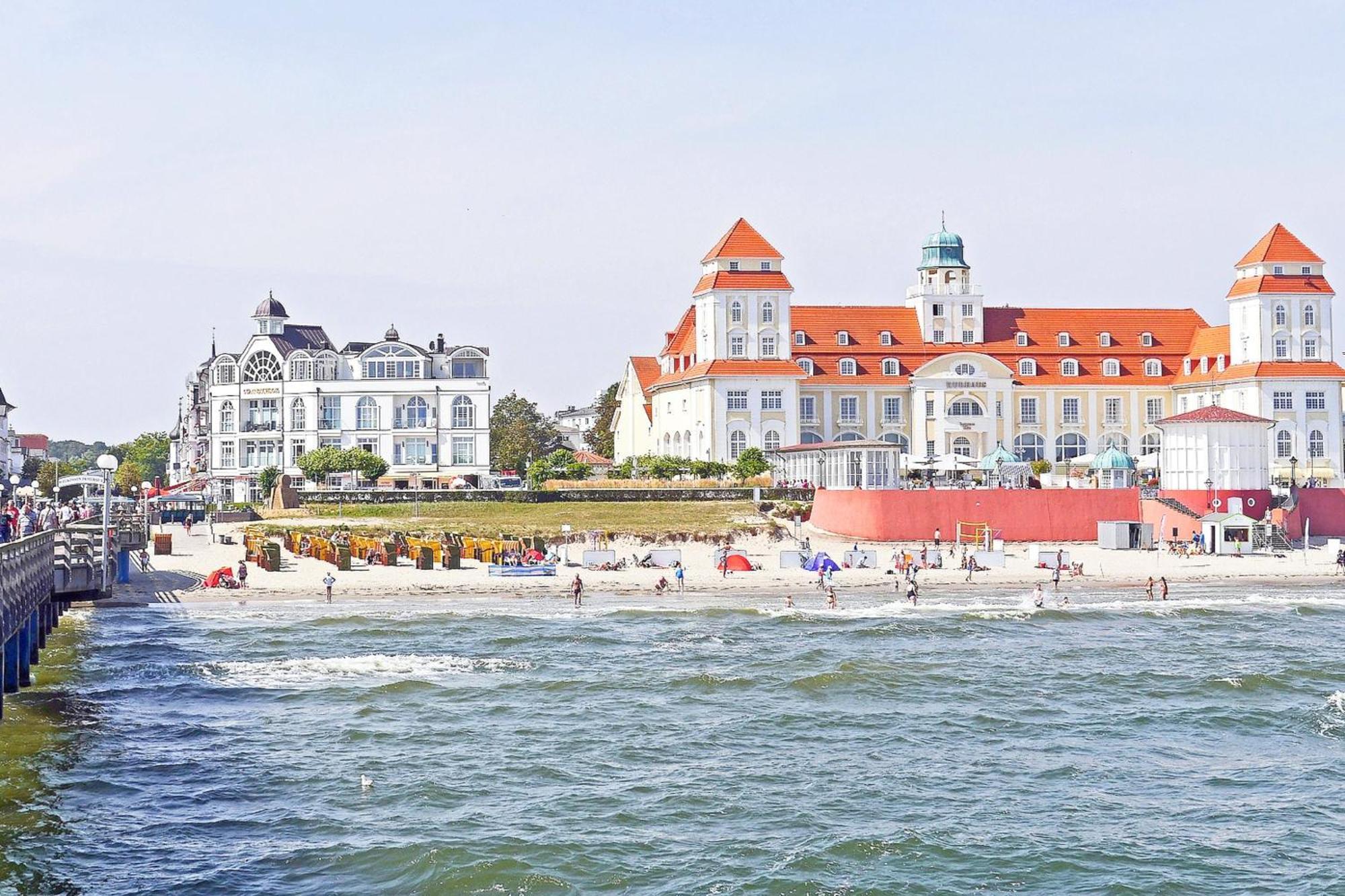 Aparthotel Ostsee Fewo 36 Balkon, Meerblick, Strand بينز المظهر الخارجي الصورة