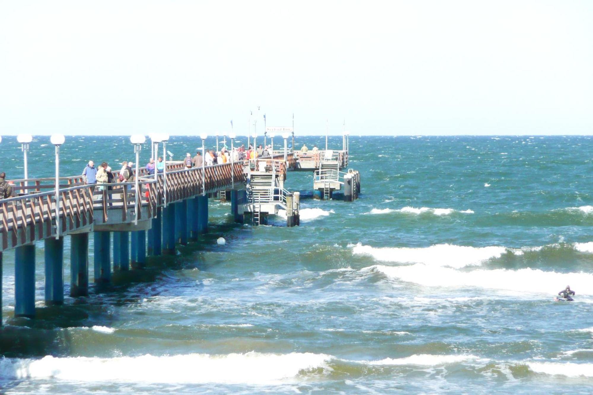 Aparthotel Ostsee Fewo 36 Balkon, Meerblick, Strand بينز المظهر الخارجي الصورة